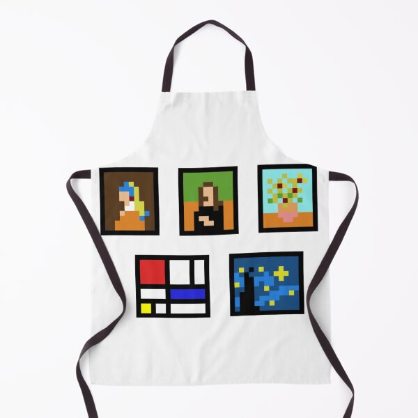 Item preview, Famous Paintings Pixel Art designed and sold by BeltsukiDesing.