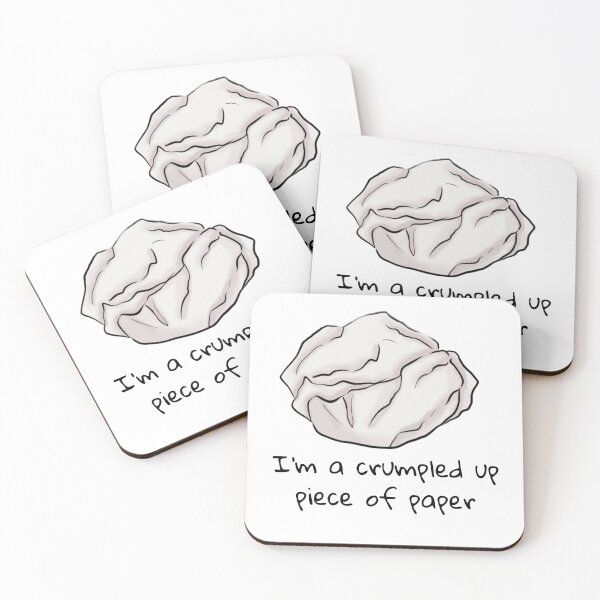 Item preview, I'm a crumpled up piece of paper designed and sold by emilyortolan.