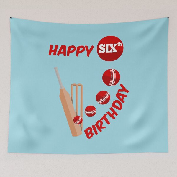 Item preview, Cricket six birthday party designed and sold by piedaydesigns.