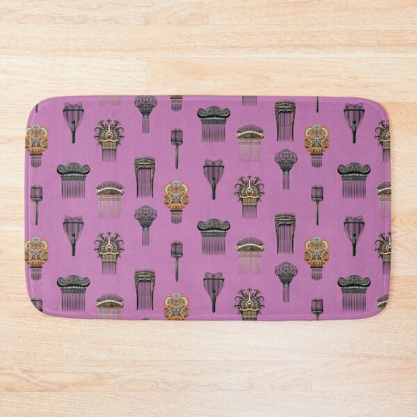 Item preview, Vintage Afro Picks, combs on pink background designed and sold by CGPlenty.