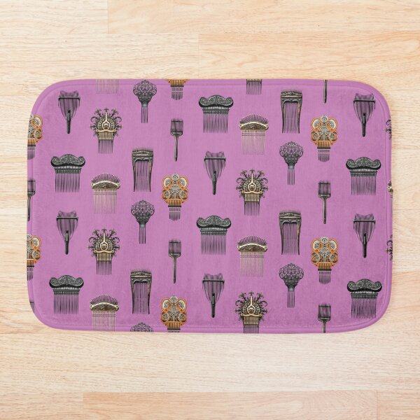 Item preview, Vintage Afro Picks, combs on pink background designed and sold by CGPlenty.