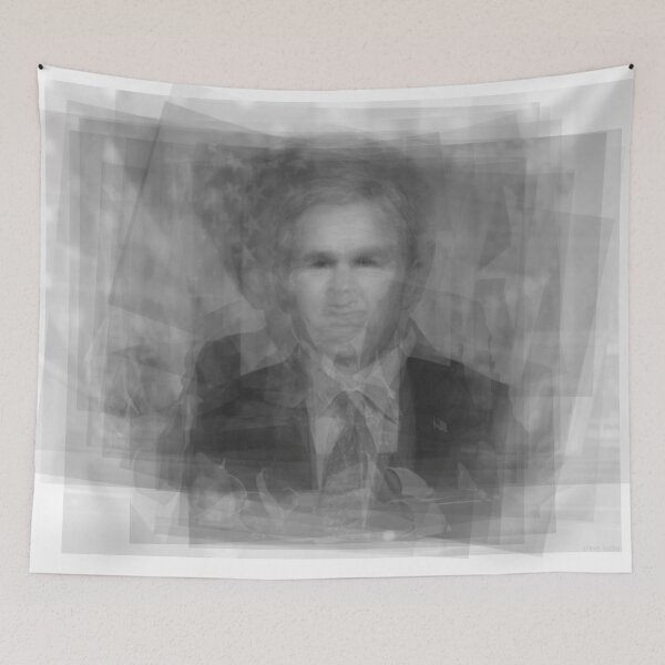 Item preview, George W. Bush Portrait designed and sold by Steven Socha.