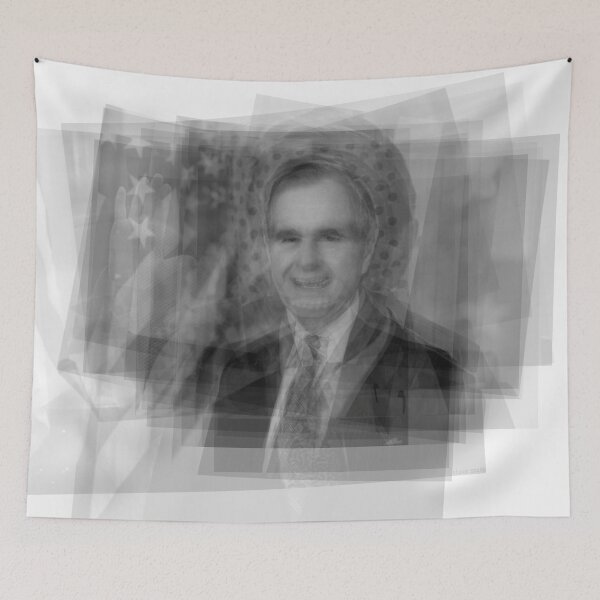 Item preview, George H. W. Bush Portrait designed and sold by Steven Socha.