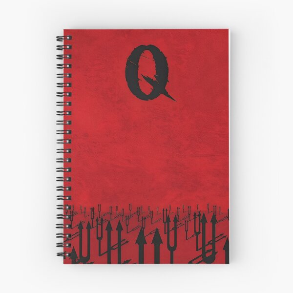 Item preview, Black on Red Q designed and sold by Things and stuff.