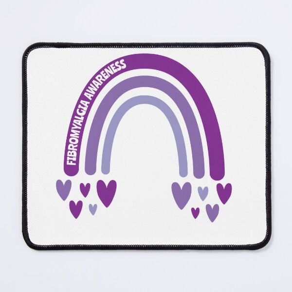 Item preview, Fibromyalgia Awareness Rainbow designed and sold by Teamtsunami6.