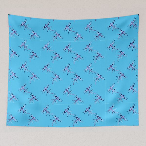 Item preview, Blue Sea Dragon Pattern designed and sold by scratchedhand.