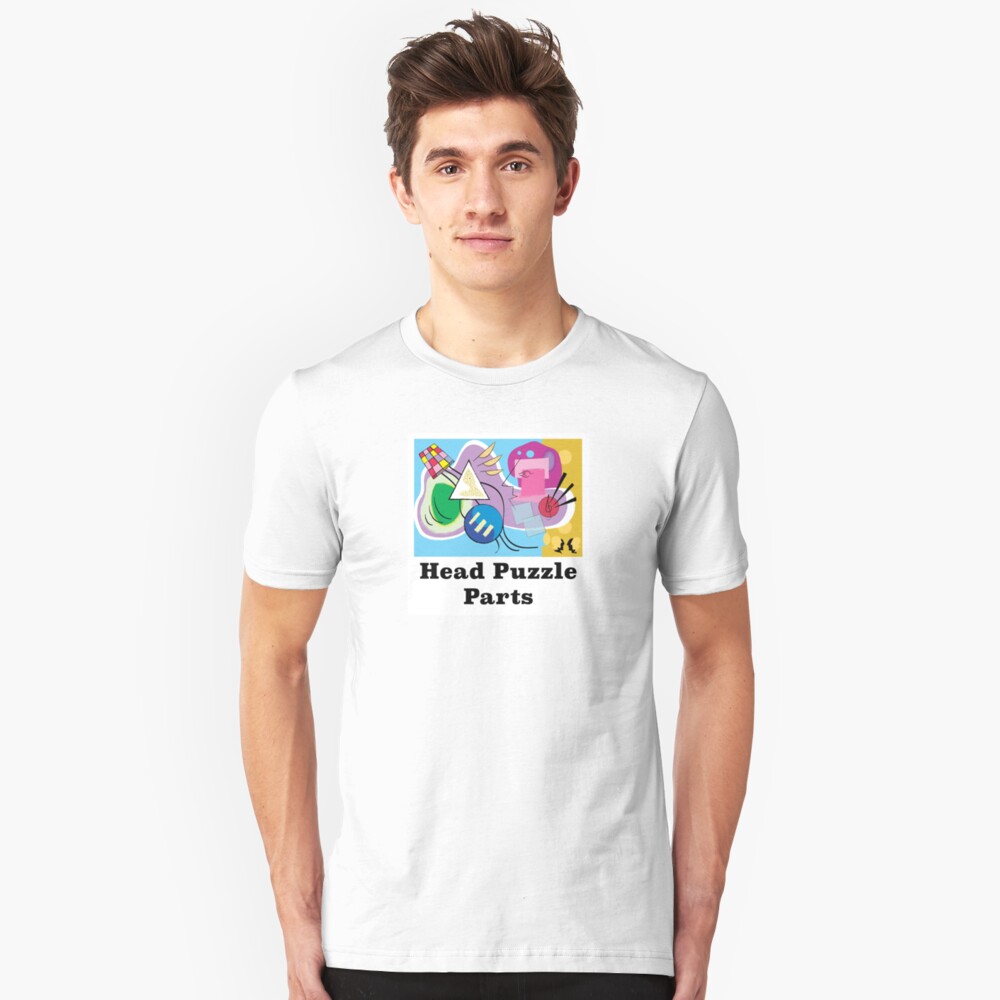Head Puzzle Parts Slim Fit T-Shirt