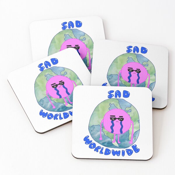 Item preview, Globe-Trotting Tears: Embrace the Emotion with 'Sad Worldwide' designed and sold by HFGjewels.