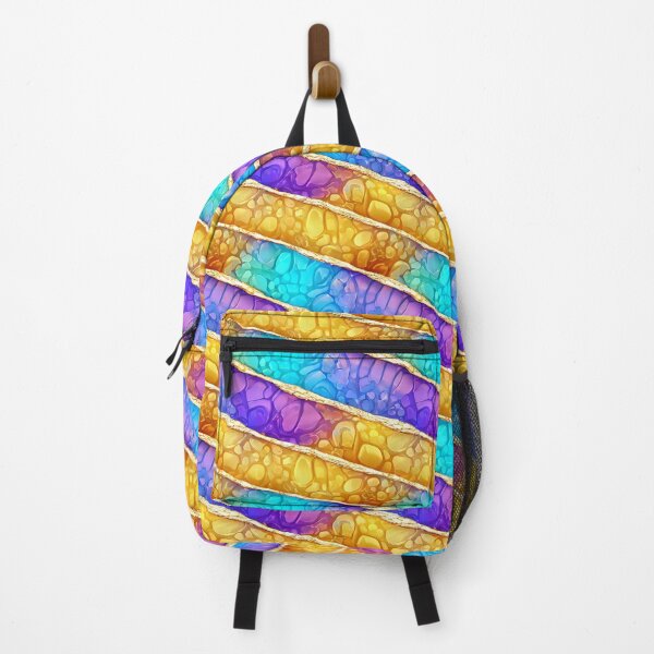 Item preview, beautiful abstract color lines linked with gold designed and sold by Blue-Fall.