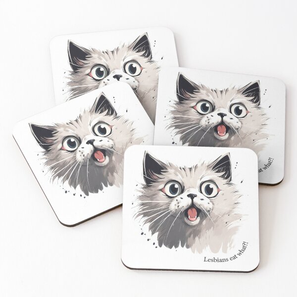 Item preview, Lesbians Eat What ?! Cat designed and sold by ttntt.