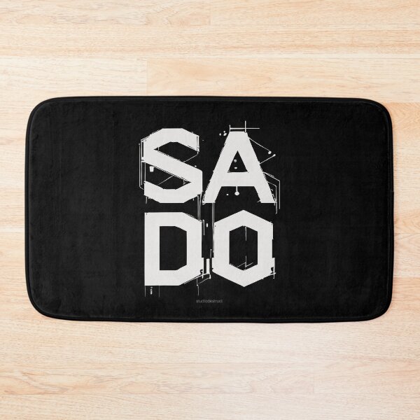 Item preview, SADO (White on Black) designed and sold by StudioDestruct.