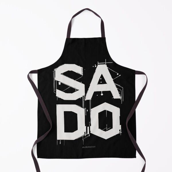Item preview, SADO (White on Black) designed and sold by StudioDestruct.