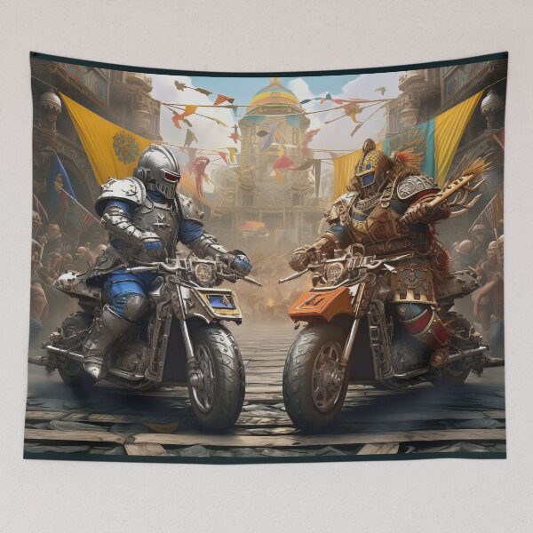 Item preview, Modern Knights Face Off Jigsaw Puzzle designed and sold by Richard-Y.