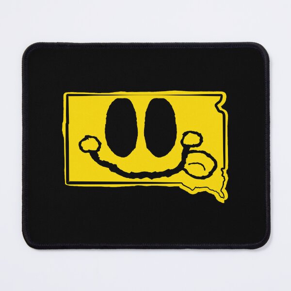 Item preview, South Dakota Happy Face with tongue sticking out designed and sold by pelagio.