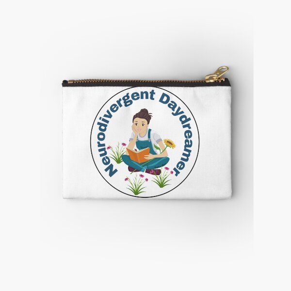 Item preview, Neurodivergent Daydreamer, with nature, book and flowers designed and sold by Josephine-Moon.