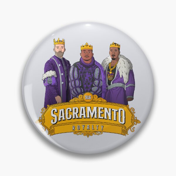Item preview, Sacramento Royalty - Malik Monk, Domantas Sabonis and De'Aaron Fox designed and sold by sportsign.