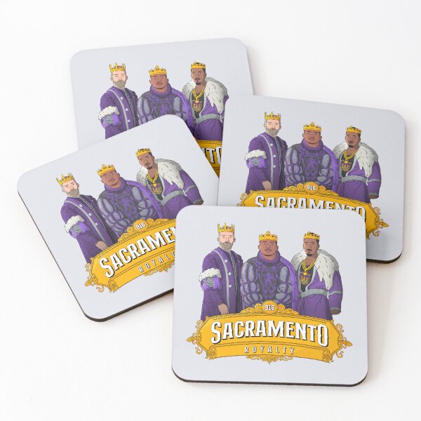 Item preview, Sacramento Royalty - Malik Monk, Domantas Sabonis and De'Aaron Fox designed and sold by sportsign.
