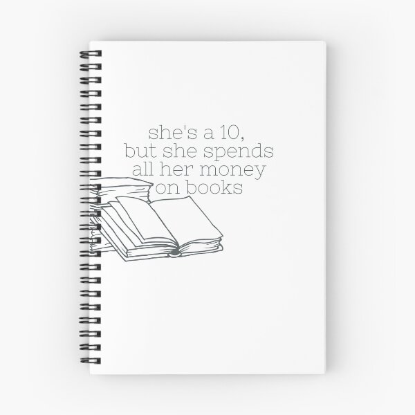Item preview, she's a 10 but she spends all her money on books designed and sold by lohtus.