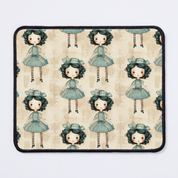 Item preview, Vintage looking rag doll designed and sold by Violetsandmugs.