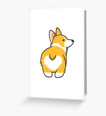 Corgi Heart Butt Greeting Card
