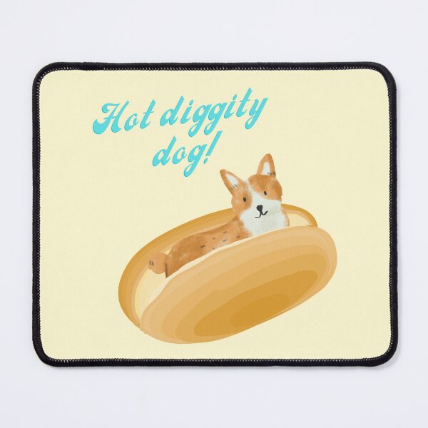 Item preview, Hot Diggity Dog - funny cute hotdog Shiba Inu Puppy designed and sold by lovealva.