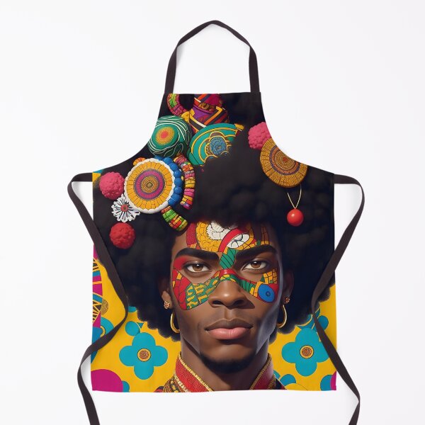 Item preview, Colorful Afro Black Man - Tribal Ethnic Illustration designed and sold by DeevaValli.