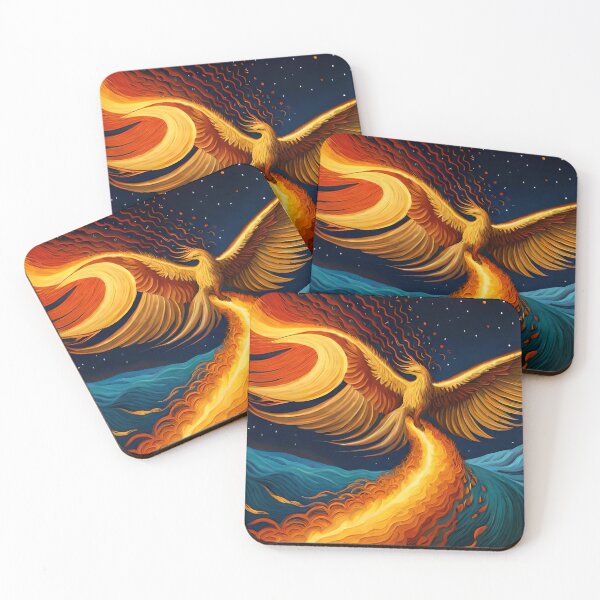 Item preview, phoenix Legendary Bird of Fire designed and sold by abundancevibes.