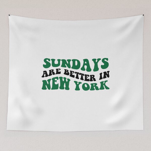 Item preview, Jets Sundays Are Better in New York Funky Gameday designed and sold by Gang Green Gear.