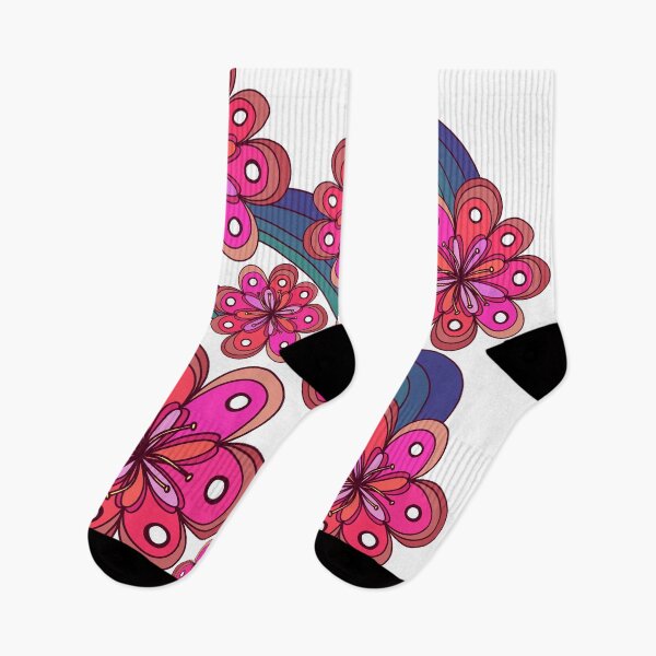 Item preview, Retro Rainbow Flowers [PINKS] designed and sold by RC-aRtY.