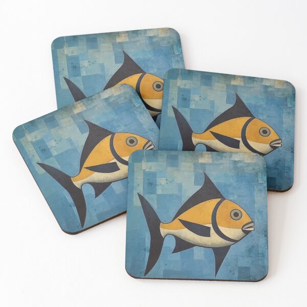 Item preview, Black Finned Yellow Fish designed and sold by YoPedro.