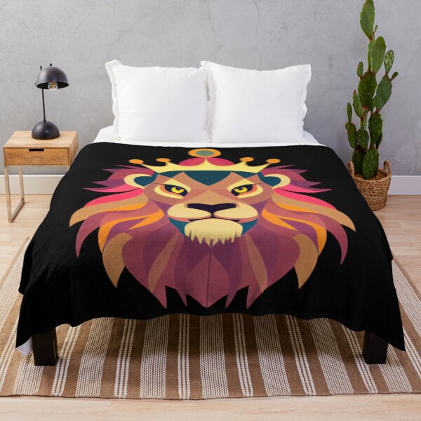 Item preview, Pop Art Lion Wearing a Crown designed and sold by IsmaKuhi.