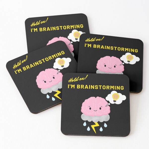 Item preview, Hold On I'm Brainstorming - Cute Creative Brain Sits On The Cloud To Do Brainstorming Creativity designed and sold by lovealva.