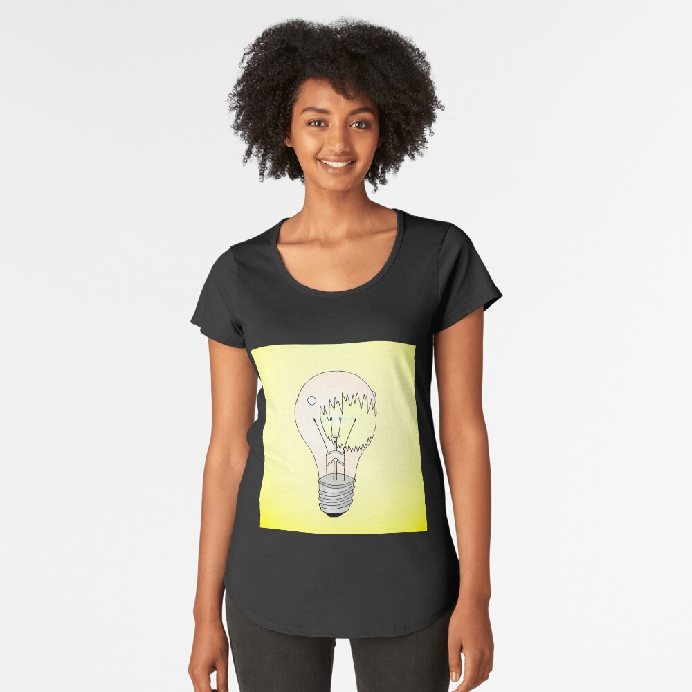 Light Bulb Premium Scoop T-Shirt