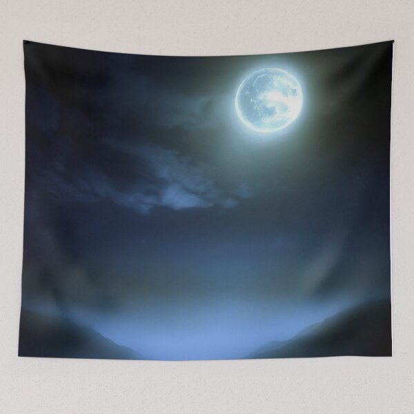 Item preview, moonlit night designed and sold by AiArtCreations1.