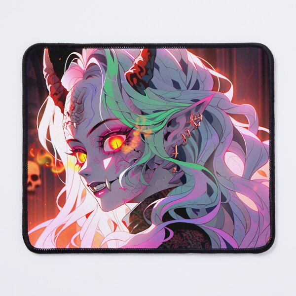 Item preview, Wicked Demon Anime Girl designed and sold by bubblegoth.