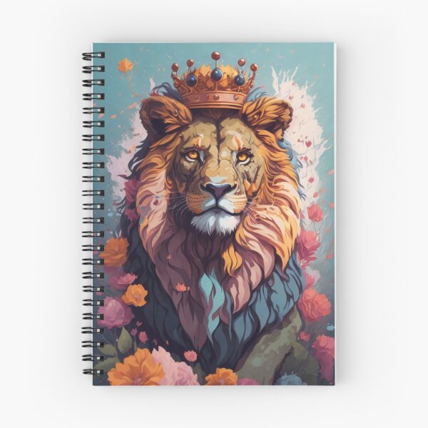 Item preview, Royal Lion Sitting on a Throne of Flowers  designed and sold by Reecethebeast.