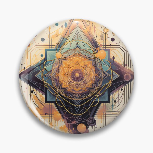 Item preview, Sacred Geometry Flower Mandala designed and sold by AncientArkana.