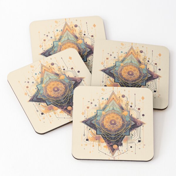 Item preview, Sacred Geometry Flower Mandala designed and sold by AncientArkana.