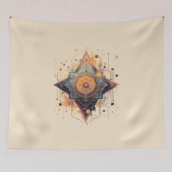 Item preview, Sacred Geometry Flower Mandala designed and sold by AncientArkana.