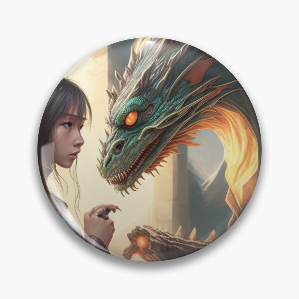 Item preview, Girl and her Dragon designed and sold by Jeff Stoll.