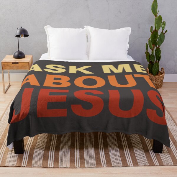 Item preview, Ask Me About Jesus Christian designed and sold by Lillyamstronger.