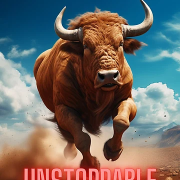 Artwork thumbnail, Unstoppable Raging Bull by RJPSDesign