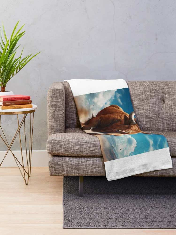 Thumbnail 2 of 6, Throw Blanket, Unstoppable Raging Bull designed and sold by RJPSDesign.