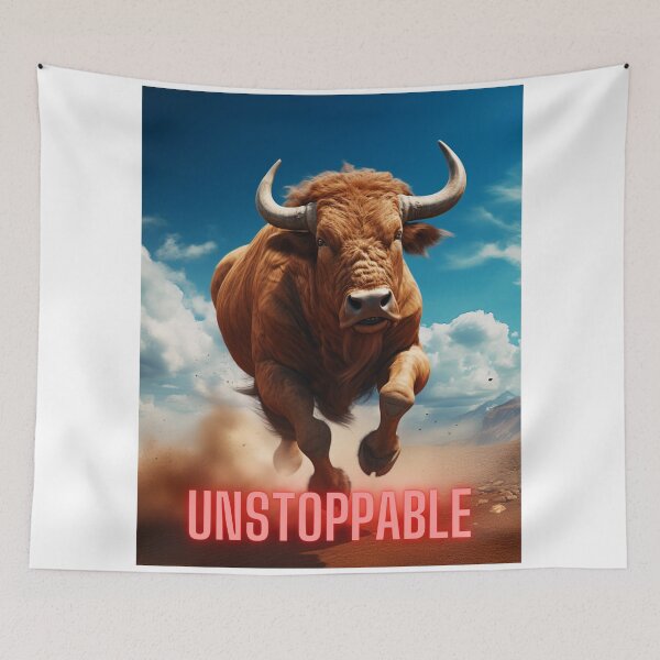 Item preview, Unstoppable Raging Bull designed and sold by RJPSDesign.