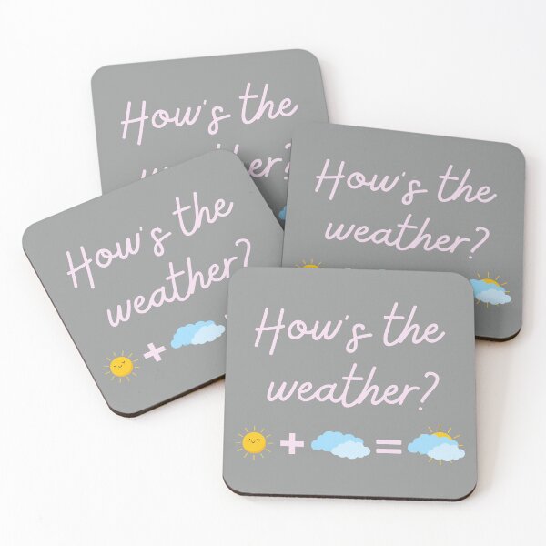 Item preview, ¿Cómo está el clima? Sol más nubes es igual a un día nublado designed and sold by lovealva.