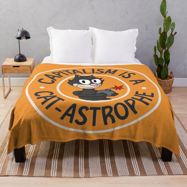 Item preview, Capitalism Is A Cat-astrophe - Funny Capitalist Pun designed and sold by Picket Club.