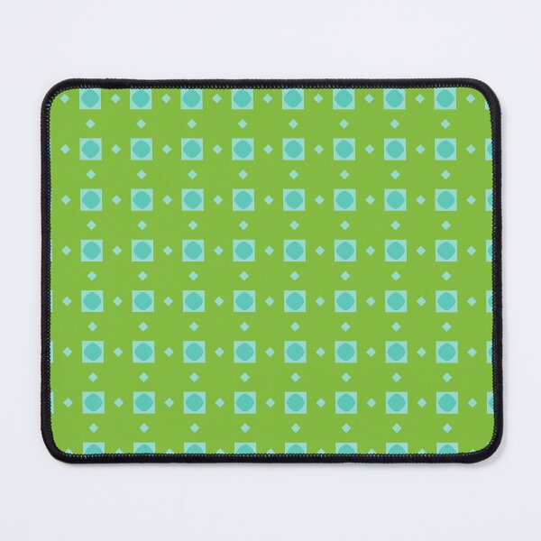 Item preview, Simple Lime Green and Blue Geometric Pattern designed and sold by OpalEllery.