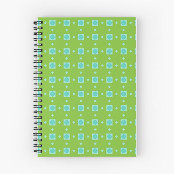 Item preview, Simple Lime Green and Blue Geometric Pattern designed and sold by OpalEllery.