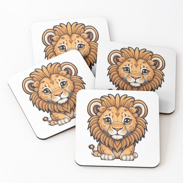 Item preview, Cute Lion Sticker Magnet Scrapbooking Journal Planner designed and sold by StickersAbound.