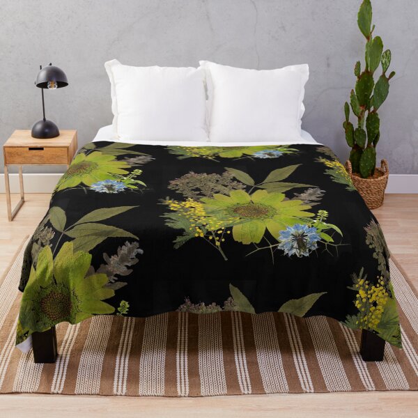Item preview, Dried Sunflower & Leaves Bouquet Colorful Design designed and sold by EarthArtDesigns.